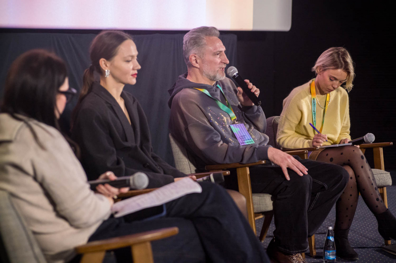 The point of protest on Thursday at WATCH DOCS